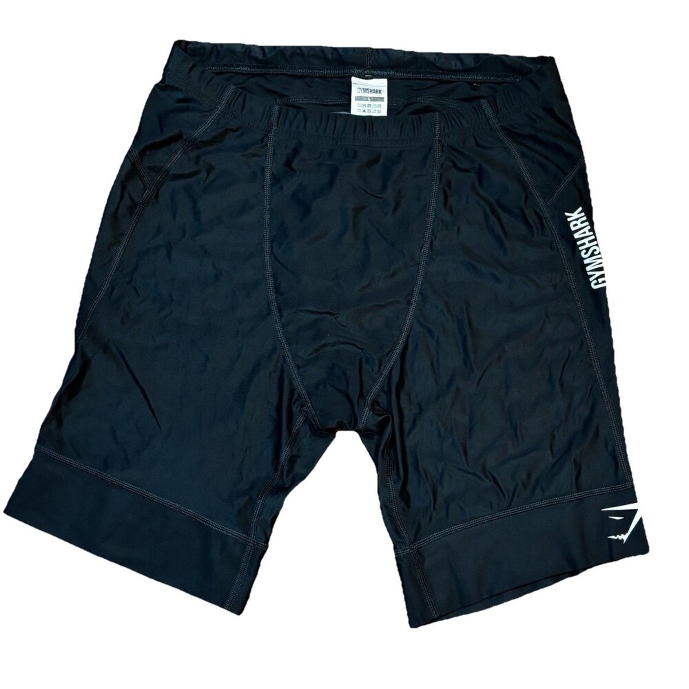 Gymshark Element Men's Sz Lg Compression Base Layer Shorts Black Performance
